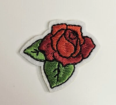 Embroidered patch - Size: Extra Small - Rose - Image 1 of 4