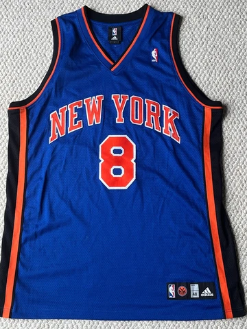 New York Knicks Danilo Gallinari Adidas Men's Size 48 NBA Authentics Jersey Used Cover