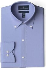 Slim Fit Button-Collar Solid Non-Iron Dress Shirt WITH Chest Pocket