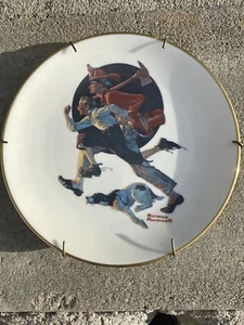 Norman Rockwell plate Saturday Evening Post Classics The Alarm Gorham 1981 Sept - Picture 1 of 2