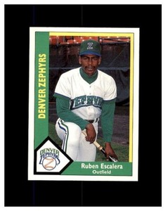 1990 Denver Zephyrs CMC #24 RUBEN ESCALERA