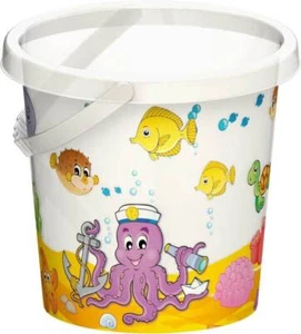 Outdoor active Eimer transparent ''Octopus'', #14x13,5 cm - Bild 1 von 1