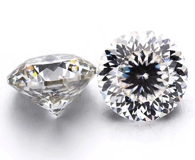 Lab-Grown IGL Certified 2.1 Ct Pair CVD Diamond VVS1 Clarity Round Cut Gems 5NST - Image 1 of 3