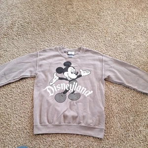 Vtg Disney Crew Neck Sweatshirt Unisex Adult OSFM Blue Mickey Mouse 90s USA lotB - Picture 1 of 8