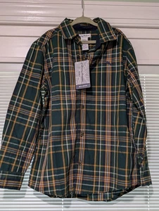 Tommy Bahama Niños CAMISA DE VESTIR VERDE A CUADROS 7/8 NUEVA CON ETIQUETAS - Imagen 1 de 4