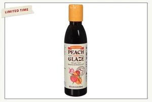 Trader Joe's Pfirsich aromatisierte Glasur 8,45oz lecker Balsamico Di Madena IGP saisonal - Bild 1 von 4