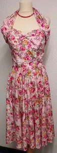 Vintage Woman Dress Size S  pin-up girl 50s style dress - Picture 1 of 6
