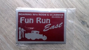 Daytona Trophy Fun Run East Automotive Metal Sign Plaque 3x5 Inch - Picture 1 of 2