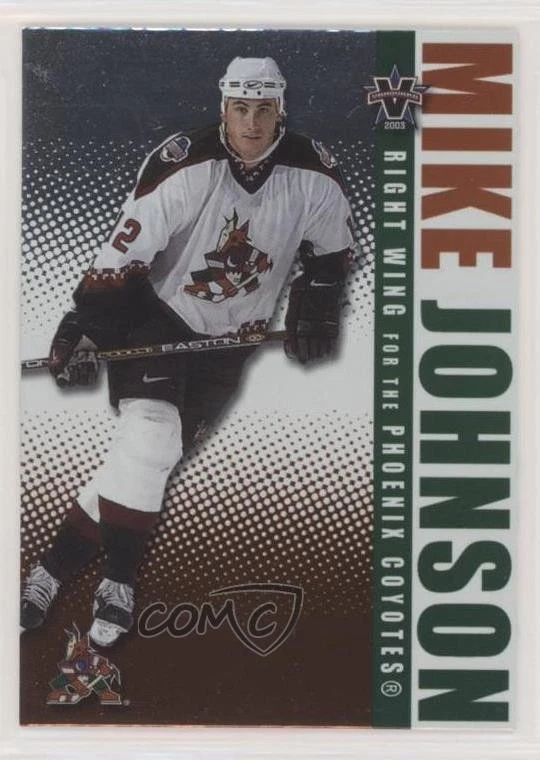 2002-03 Pacific Vanguard Mike Johnson #78 - Image 1 of 2