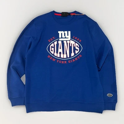 NUEVO CON ETIQUETAS Hugo Boss x NFL Para hombres New York Giants Cuello Redondo Pullover Sudadera-Talla XL Foto 1 de 4