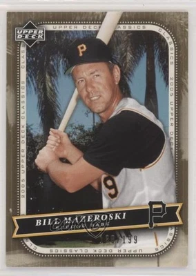 2005 Upper Deck Classics Gold /199 Bill Mazeroski #5 HOF - Image 1 of 2
