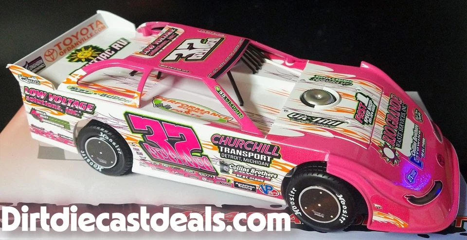 Bobby Pierce 2025 ADC World 100 Dirt Late Model 1/24 Diecast - Imagem 1 de 1