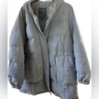 BROMLEY SPORT Light Blue Quilted Down & Feather Puff Jacket, Size XL