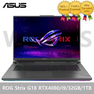 ASUS ROG Strix G18 G814JZR-N6112 18" RTX4080 1TB 32GB i9-14900HX FreeDOS - Picture 1 of 10