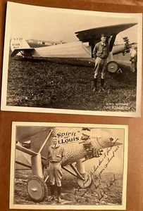Charles A Lindbergh and his RYAN aircraft Photograph and another Sepia copy - Picture 1 of 1