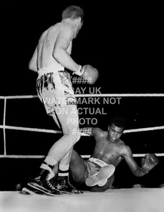 1963 Henry Cooper vs Muhammad Ali calidad boxeo impresión foto Cassius arcilla - Imagen 1 de 1