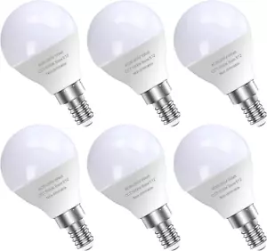 6-Pack E12 LED Ceiling Fan Light Bulbs – 60W Equivalent 5000K Daylight - Picture 1 of 12