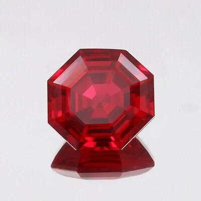 18x17 MM Natural Mozambique Blood Red Ruby Fancy Octagon Cut Loose Gemstone - Image 1 of 4