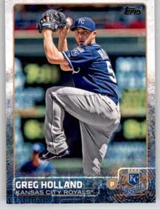 2015 Topps Series 1 Greg Holland Base Card MLB PWE Set Break Royals #216 - Imagen 1 de 2