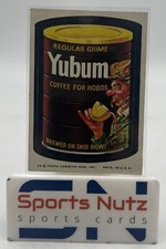 1974 Topps Wacky Packages Sticker Yubum Coffee Series 8