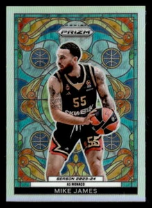 Mike James 2023-24 Panini Prizm Turkish Airlines EuroLeague #16 Stained Glass - Picture 1 of 2