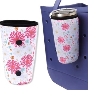 Daisy Cup Holder for Bogg Bag Accessories Bogg Bag Original X Large Insert Drink - Picture 1 of 7