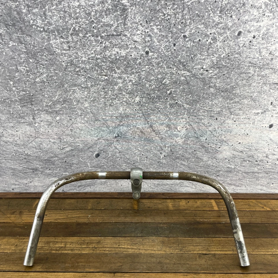 Manillar de colección Dixie Flyer Cruiser globo neumático vástago barras Huffman sello H Foto 1 de 4