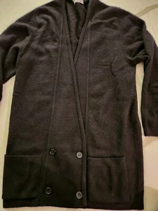 Vintage Jaeger Women's 100% Cashmere Double-Breasted Sweater Fit Sz 86/34 - Picture 1 of 6