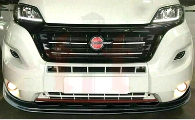 EKTA AUTO PLAST Fits FIAT DUCATO FRONT ABS FRONT SPLITTER BUMPER LIP SPOILER ADD ON