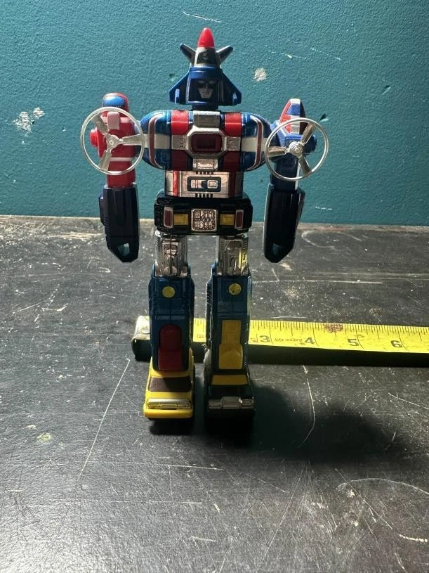 Voltron 6 英寸 Miniture 压铸金属太空战士人偶机器人日本复古 1985 — 第 1/4 张图片