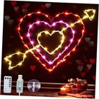  14 Inch Valentines Lights, 8 Lighting Modes Valentines Day Decorations with 
