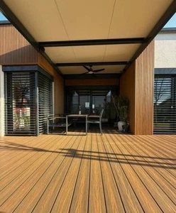 Timber-Look patio deck in Stock! Price per LM OVER 2500 boards **Composite - Picture 1 of 24