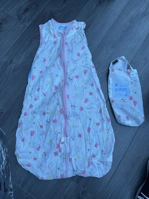 Saco de dormir de verano para bebé Grobag de viaje de 6-18 meses 0,5 tog rosa floral Foto 1 de 4