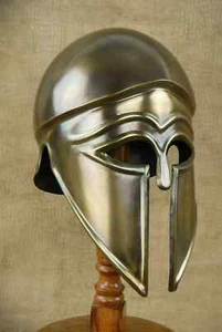 18 Gauge Medieval Greek Corinthian Helmet Knight Spartan Helmet Replica - Picture 1 of 4