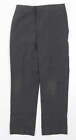 Marks and Spencer Boys Grey Polyester Dress Pants Trousers Size 7-8 Years Regula