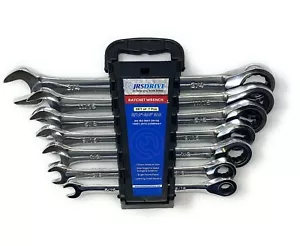 Juego de llaves combinadas de trinquete JRSDRIVE 7 piezas SAE 5/16"-3/4" CRV - Imagen 1 de 8