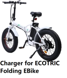 🔥AC Ad Adapter Akku Ladegerät für ECOTRIC Anfänger Faltbar Elektrofahrrad 🔥 - Bild 1 von 3
