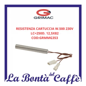 RICAMBIO ORIGINALE RESISTENZA CARTUCCIA W.500 230V LC=250D. 12,5X82 COD:GRMMG353 - Picture 1 of 1