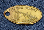 Vintage Lake Havasu Arizona London Bridge Wydłużony żeton na monety