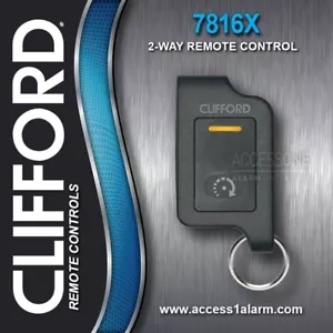 NUOVO Clifford 7816X 2 vie 1 miglio LED 1 pulsante telecomando EZSDEI7816 - Foto 1 di 3