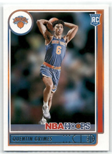 Quentin Grimes 2021-22 Panini NBA Hoops #206 Rookie RC New York Knicks