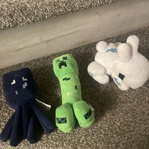 25cm vintage Minecraft Plush Doll Creeper and friends Plushie Stuffed Toy - Picture 1 of 2