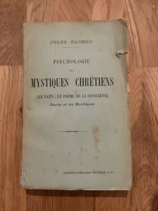 Livre 1909 Psychologie des Mystiques Chrétiens (L3) - Picture 1 of 6