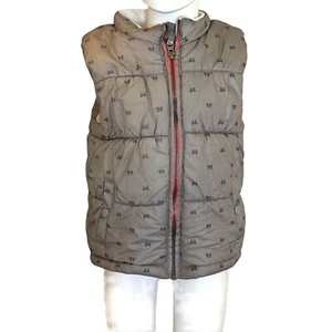 Girl's Grey Quilted Vest - Size 4T - Picture 1 of 6