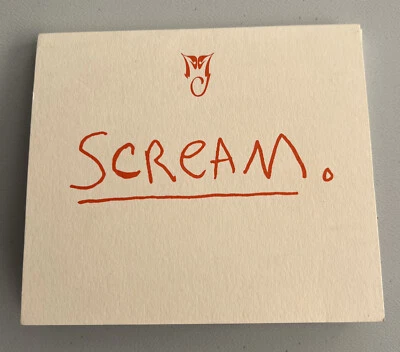 MICHAEL JACKSON & JANET JACKSON Scream RARE PROMO 1 Trk CD Single CDS 1995 EX/NM Foto 1 de 4