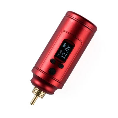 Fuente de alimentación inalámbrica para tatuaje paquete de baterías recargables RCA pluma para tatuaje alimentación Foto 1 de 4