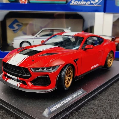 AUTO SOLIDA FORD SHELBY MUSTANG SUPER SNAKE RACE RED 2025 1:18 NUOVA.B - Immagine 1 di 4