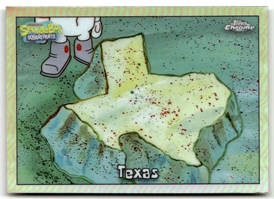 Topps SpongeBob Chrome 2025 No. 124 Texas Refractor - Image 1 of 2