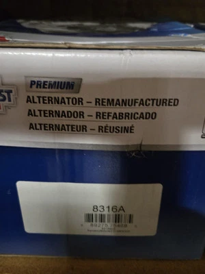 Carquest 8316A REMAN Alternator 2002-2003 Ford F-250/550 Super Duty 6.0L 110 AMP - Image 1 of 2