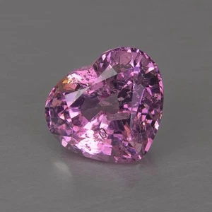 1.33 Ct Earth Mined ! Burmese Pink Spinel 100% Natural Heart Shape For JEWELRY - Picture 1 of 4